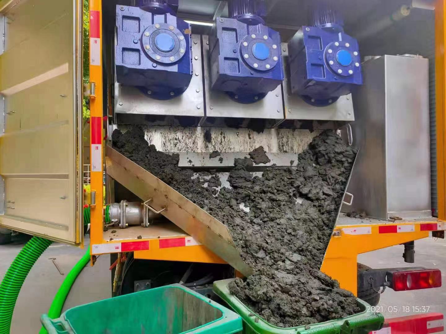 番阳镇化粪池清掏城市维护站-泥浆净化干湿分离处理